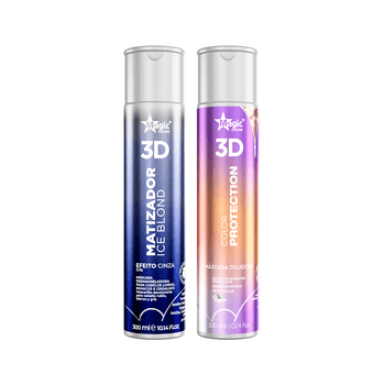 Matizador-3D-Ice-Blond-300ml---Mascara-Diluidora-3D-Color-Protection-300ml